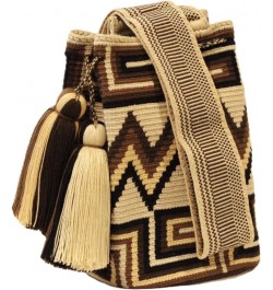 Authentic Premium Wayuu Bag, Artisanmade Craft,Limited Edition Brown $21.50 Hobo Bags