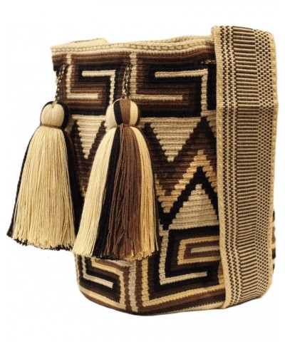 Authentic Premium Wayuu Bag, Artisanmade Craft,Limited Edition Brown $21.50 Hobo Bags