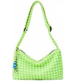 Crossbody bag for women's casual and minimalist middle and high school students, class bag, shoulder bag Fluorescent Green $1...