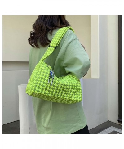 Crossbody bag for women's casual and minimalist middle and high school students, class bag, shoulder bag Fluorescent Green $1...