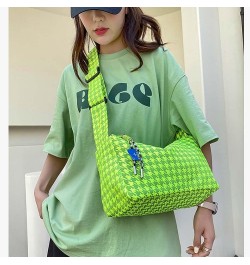 Crossbody bag for women's casual and minimalist middle and high school students, class bag, shoulder bag Fluorescent Green $1...