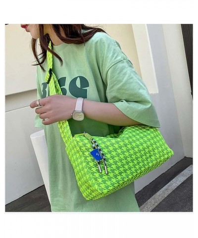 Crossbody bag for women's casual and minimalist middle and high school students, class bag, shoulder bag Fluorescent Green $1...