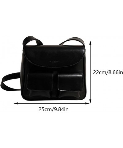 assic Purse for Daily Office Use Solid Color Bag Black $12.82 Crossbody Bags