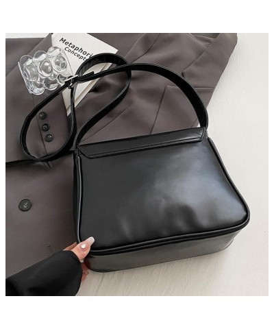 assic Purse for Daily Office Use Solid Color Bag Black $12.82 Crossbody Bags