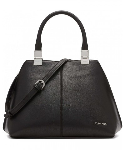 Granite Geometric Satchel Black/Silver $51.72 Satchels