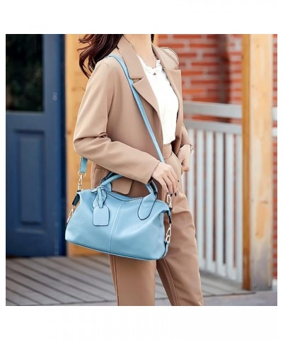 Shoulder Handbag for Women Designer Tote Purse Hobo Bag Leather Top Handle Satchel Handbag Crossbody Bag for Office Blue $35....