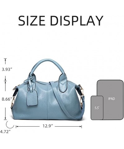 Shoulder Handbag for Women Designer Tote Purse Hobo Bag Leather Top Handle Satchel Handbag Crossbody Bag for Office Blue $35....