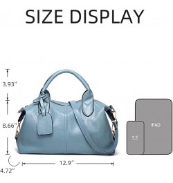 Shoulder Handbag for Women Designer Tote Purse Hobo Bag Leather Top Handle Satchel Handbag Crossbody Bag for Office Blue $35....