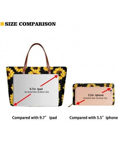 Women Beach Tote Bag Zipper Long Purse Waterproof Portable Leather Travel Toiletry Bag Makeup Bag Set of 3 British Flag $25.9...