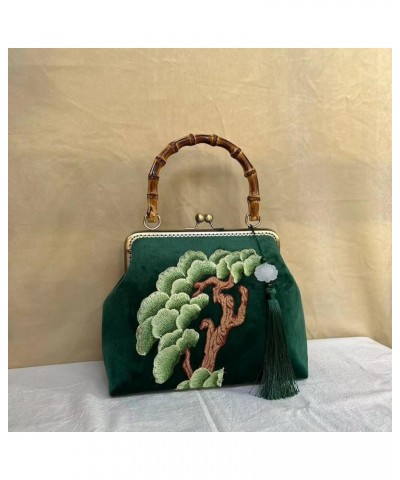 Embroidery Lock Shell Bag Wood Hand Bag Women's Handbags Vintage Chain Women Shoulder Crossbody Bag Fringe Women Bag a $41.25...