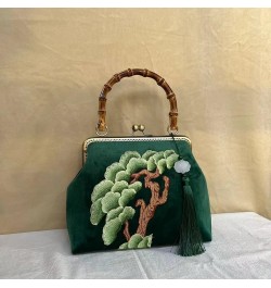 Embroidery Lock Shell Bag Wood Hand Bag Women's Handbags Vintage Chain Women Shoulder Crossbody Bag Fringe Women Bag a $41.25...