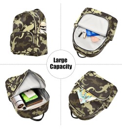 Lizards Colorful Geckos Backpack Purse for Women Ladies Fashion Travel MiniShoulder Bags Back Pack Weekend Bag,S Medium $12.7...