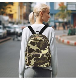 Lizards Colorful Geckos Backpack Purse for Women Ladies Fashion Travel MiniShoulder Bags Back Pack Weekend Bag,S Medium $12.7...