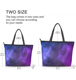 Hobo Purses and Handbags for Women Starry Sky Shoulder Handbag With Zipper Starry Sky $13.10 Others