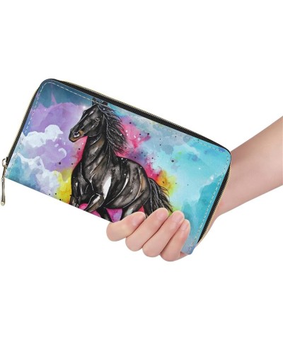 Classic Vincent Willem van Gogh The Starry Nighgt Women Wallet Large Long Purse Phone Card Holder Clutch Capacity Pocket Rain...