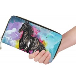 Classic Vincent Willem van Gogh The Starry Nighgt Women Wallet Large Long Purse Phone Card Holder Clutch Capacity Pocket Rain...