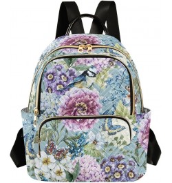 Flowers Birds Butterflies Women's Backpack Purse Causal Daypack Work Travel College Business Trip Bag Shoulder Bag Medium $20...