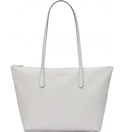 Kate Spade Kitt Nylon Large Tote Platinum Grey $54.32 Totes