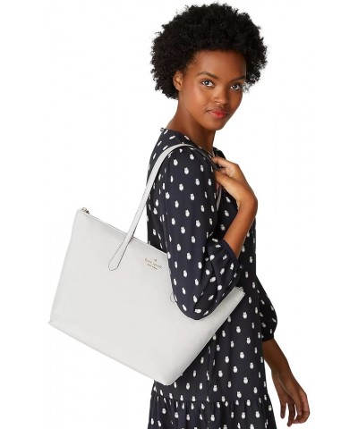 Kate Spade Kitt Nylon Large Tote Platinum Grey $54.32 Totes