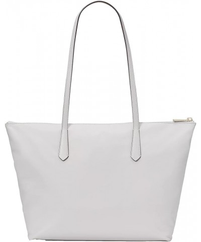 Kate Spade Kitt Nylon Large Tote Platinum Grey $54.32 Totes