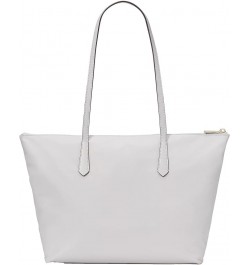 Kate Spade Kitt Nylon Large Tote Platinum Grey $54.32 Totes