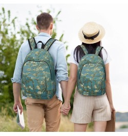 Almond Blossom Print Unisex Canvas Backpack Cute Backpack For Travel Sports Casual Aesthetic Backpack Black Small $21.11 Back...