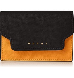 Women's Trifold Wallet Black+Pelican+Pumpkin $107.21 Wallets