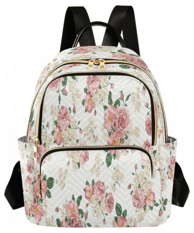 Fashion Backpack Mini Backpack Purse Casual Daily Backpack Flower for Travel for College Work Medium $17.48 Backpacks