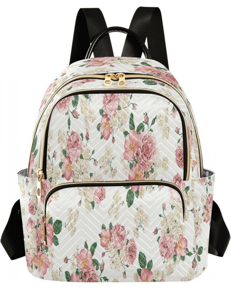 Fashion Backpack Mini Backpack Purse Casual Daily Backpack Flower for Travel for College Work Medium $17.48 Backpacks