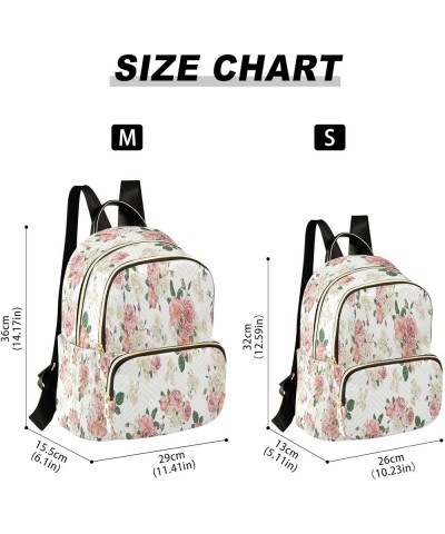 Fashion Backpack Mini Backpack Purse Casual Daily Backpack Flower for Travel for College Work Medium $17.48 Backpacks