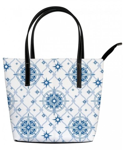 Tote Bag for Women Leather Handbags Women's Handbags Work Coach Handbags Tote Bag with Zipper. Blue $23.65 Totes