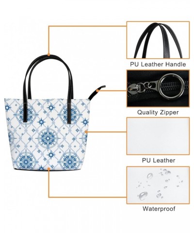 Tote Bag for Women Leather Handbags Women's Handbags Work Coach Handbags Tote Bag with Zipper. Blue $23.65 Totes