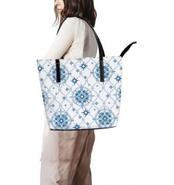 Tote Bag for Women Leather Handbags Women's Handbags Work Coach Handbags Tote Bag with Zipper. Blue $23.65 Totes