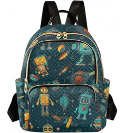 Nebula in Outer Space Womans Travel Backpack, Ladies Fashion Backpack, Festival Backpack for Women, S Robots and Various Spac...