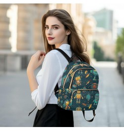 Nebula in Outer Space Womans Travel Backpack, Ladies Fashion Backpack, Festival Backpack for Women, S Robots and Various Spac...