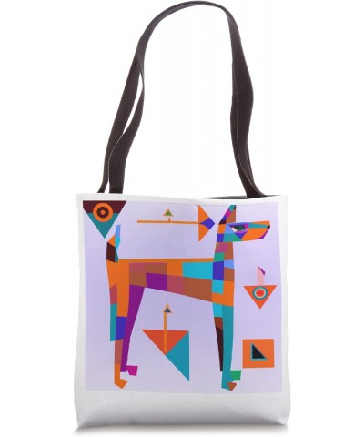 Colorful puppy art doggy portrait dog breed hound funny dog Tote Bag $14.70 Totes