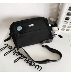 Large Capacity Street Style Messenger Bag Crossbody Bags Fashionable and Practical Handbag for Everyday Use Black $12.92 Cros...