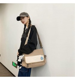 Large Capacity Street Style Messenger Bag Crossbody Bags Fashionable and Practical Handbag for Everyday Use Black $12.92 Cros...