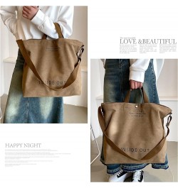 Canvas Tote Handbags for Women Tote Bag Crossbody Top Handle Bag Casual Shoulder Work Bag Coffee $11.21 Totes