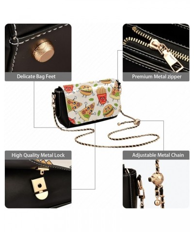 Crossbody Bags for Women Trendy Women's Black Shoulder Bag Small PU Leather Flap Cross Body Bag Handbags Pattern7 $18.44 Cros...