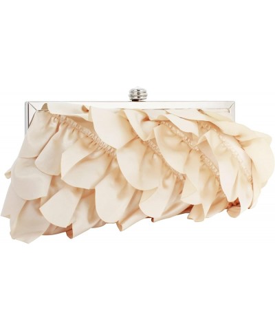 Women's Elegant Bride Evening Party Bag Rose Clutch Handbag Messenger Purse Bag (06205 Pink) 06896 Beige $24.29 Totes