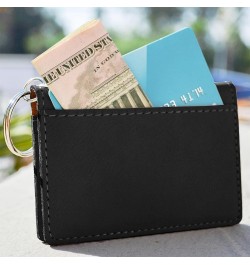 ID Holder Wallet, Diva, Personalized Engraving Included (Teal) Black with Gold $12.60 Wallets