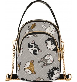 Hedgehog Fox Crossbody Bags for Women Travel Crossbody Bags Shoulder Purse with Chain Strap for Women Gifts $13.51 Crossbody ...