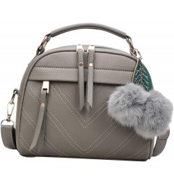 Ladies Tote Bags Ladies Handbag Hanging Venonat Shoulder Bag Messenger Bag for Women Crossbody Bag Grey $11.15 Crossbody Bags