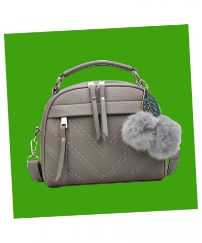 Ladies Tote Bags Ladies Handbag Hanging Venonat Shoulder Bag Messenger Bag for Women Crossbody Bag Grey $11.15 Crossbody Bags