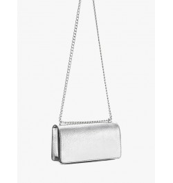 Women's Metallic Shoulder Bag Y2K Flap Crossbody Bags Silver $16.11 Shoulder Bags