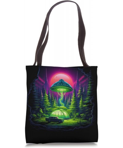 Camping UFO Gear Alien Abduction Tote Bag $11.07 Totes