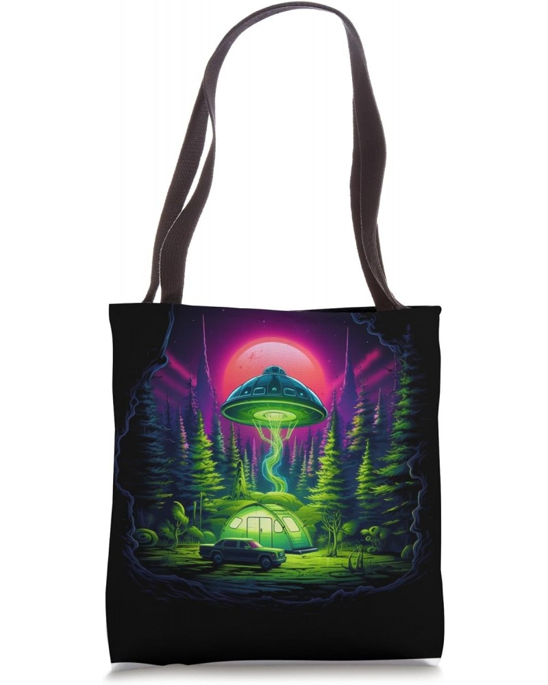 Camping UFO Gear Alien Abduction Tote Bag $11.07 Totes