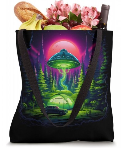 Camping UFO Gear Alien Abduction Tote Bag $11.07 Totes