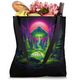 Camping UFO Gear Alien Abduction Tote Bag $11.07 Totes